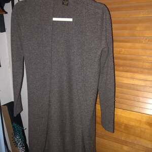 Philosophy Dane Lewis Gray Lightweight 100% Cashmere Open Cardigan